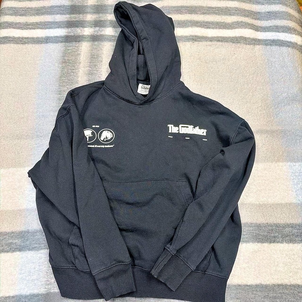Black Pull&Bear x The Godfather Movie Black Graphic